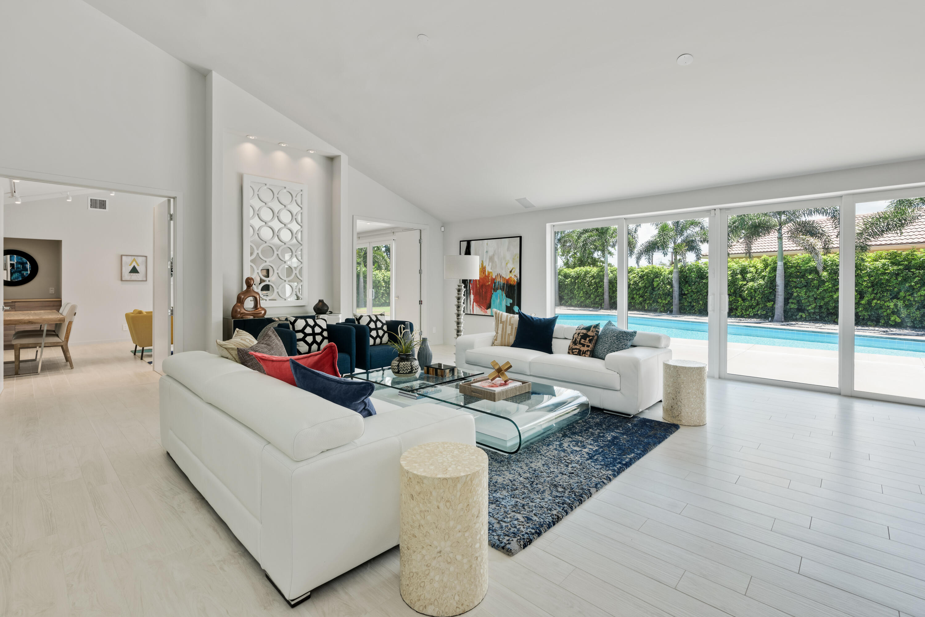 126 Orion Circle Jupiter, FL 33477 - Photo 16 of 82 Living with pool view