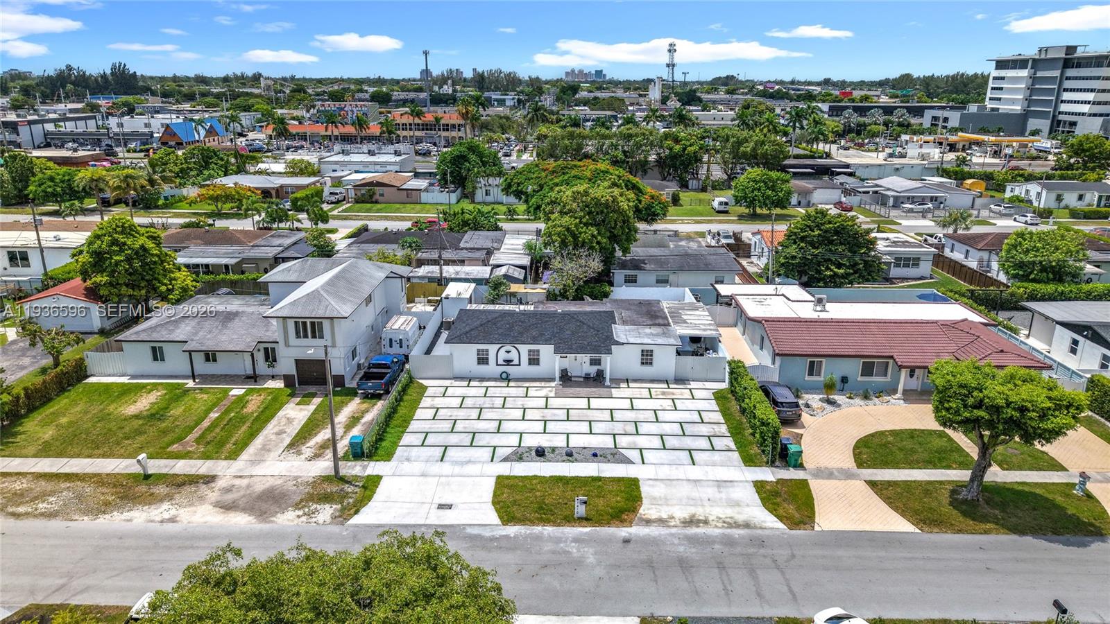 7410 Southwest 39th Street Miami, FL 33155 - Photo 8 of 47 an aerial view of residential houses with outdoor space and street view