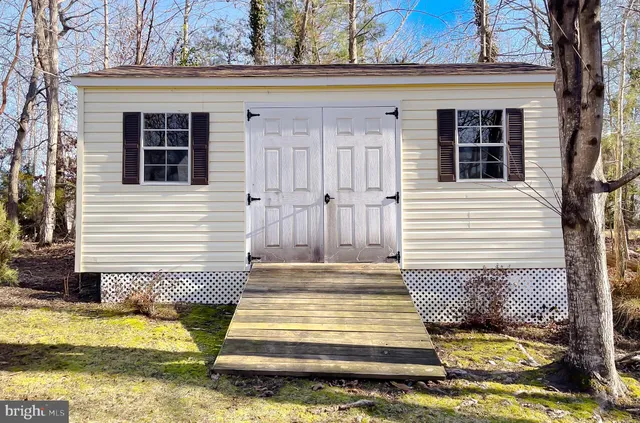 a view of front door of house