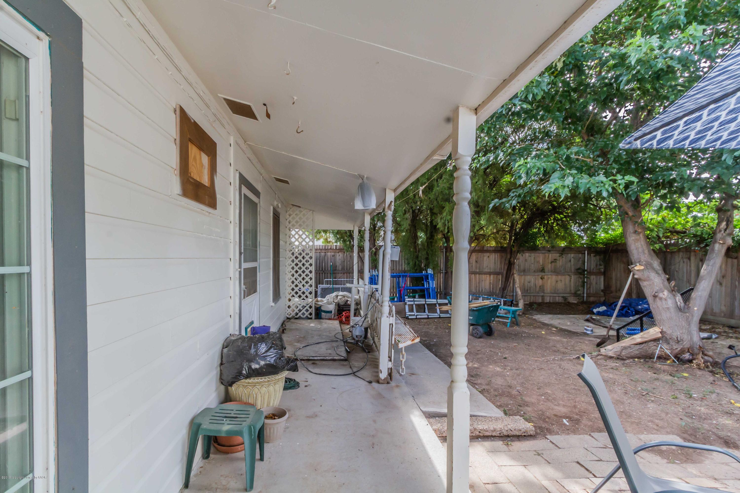 4301 Parker Street Amarillo, TX 79110 - Photo 39 of 42 PATIO