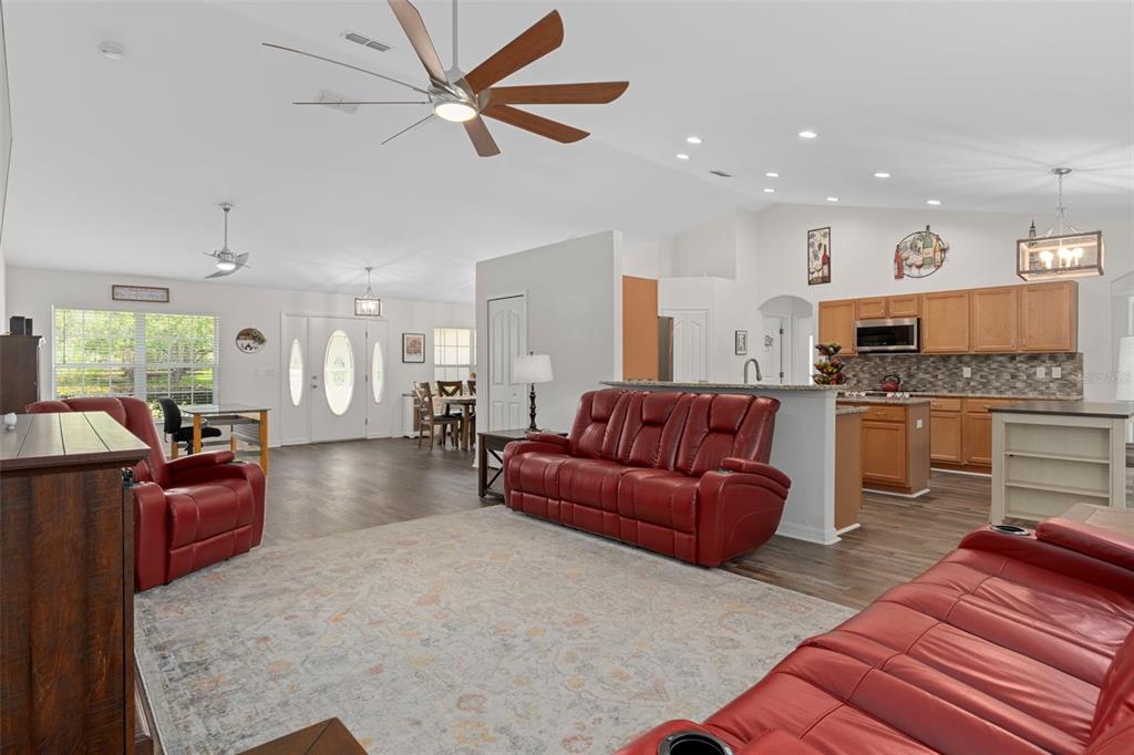 7 Bigleaf Court Homosassa, FL 34446 - Photo 3 of 71 a living room with furniture kitchen view and a window