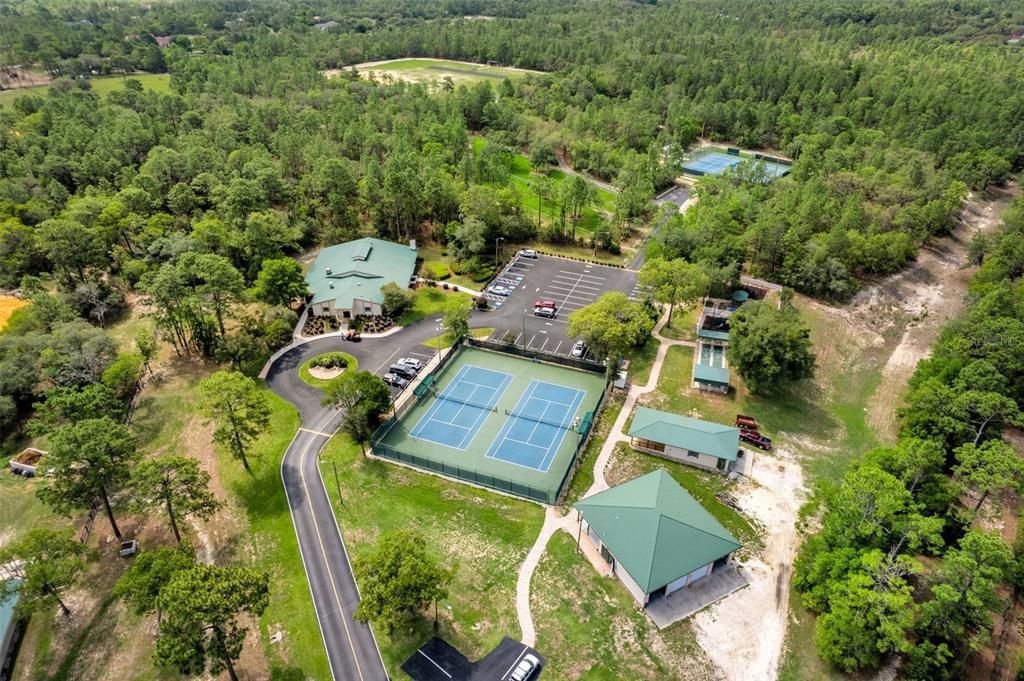 7 Bigleaf Court Homosassa, FL 34446 - Photo 56 of 71 an aerial view of a house with a yard and swimming pool