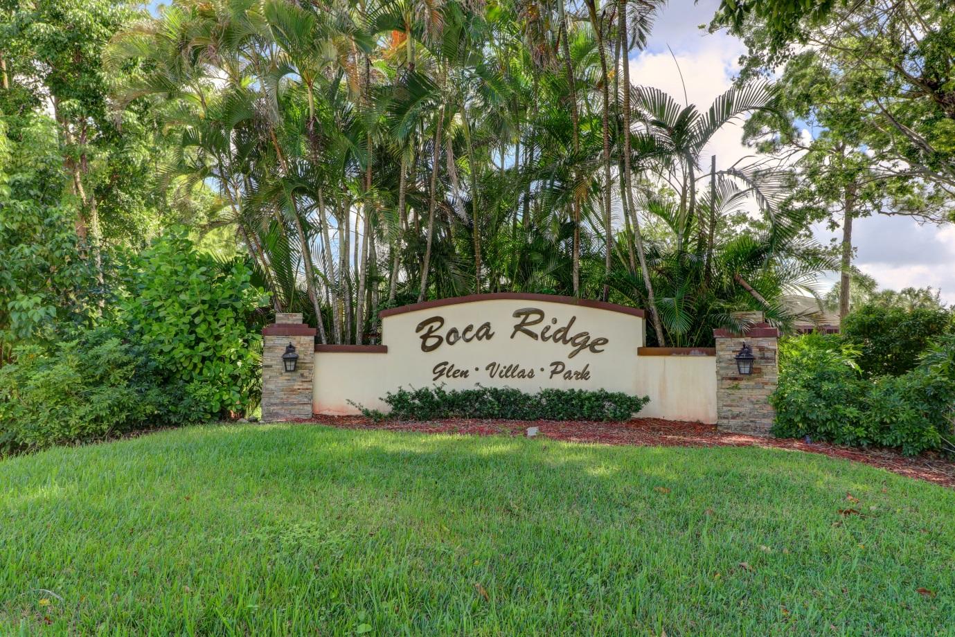 20945 Boca Ridge Drive South Boca Raton, FL 33428 - Photo 54 of 56 Entry Monument