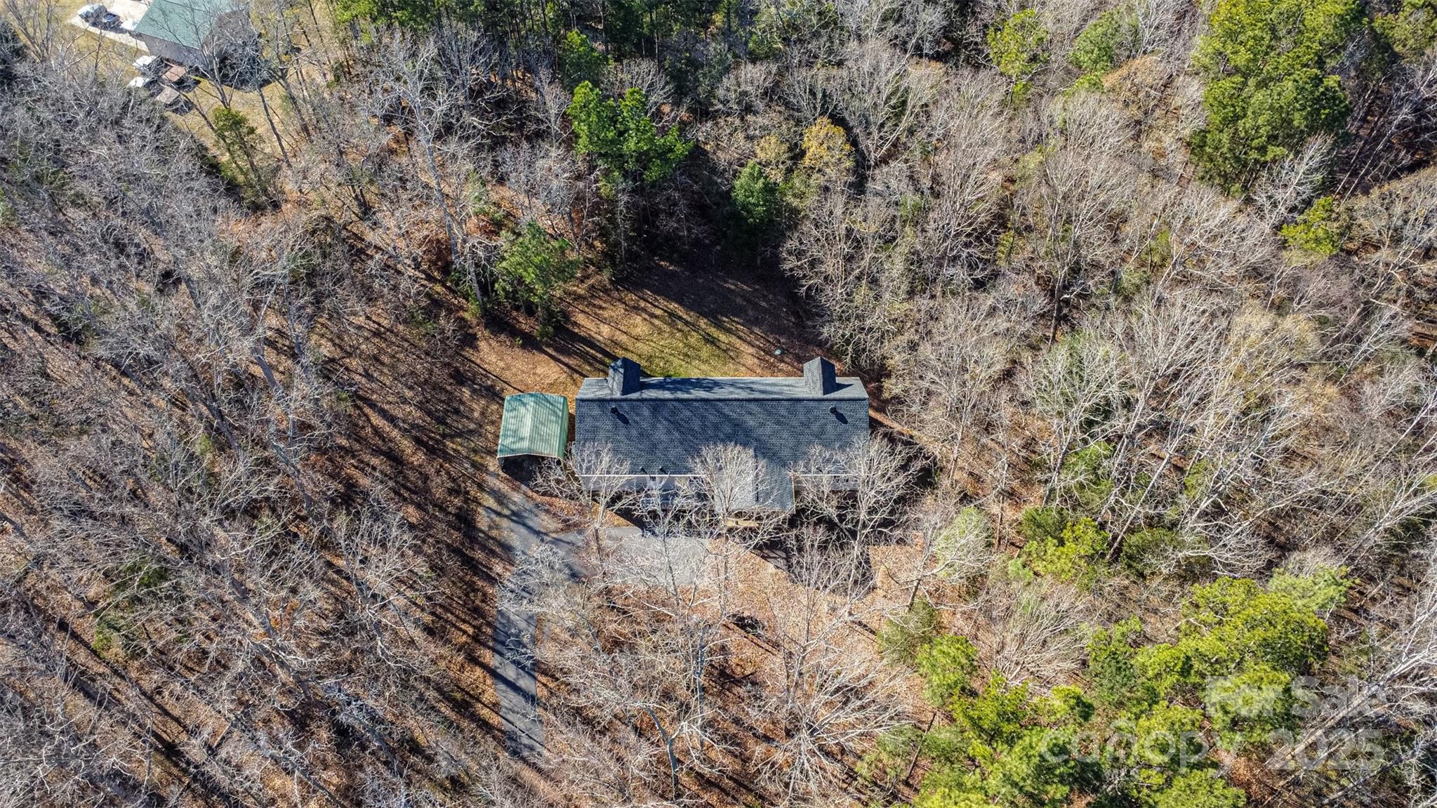 530 Ole Simpson Place Catawba, SC 29704 - Photo 33 of 36 a view of a wooden wall with large trees