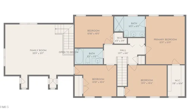 a view of water heater room