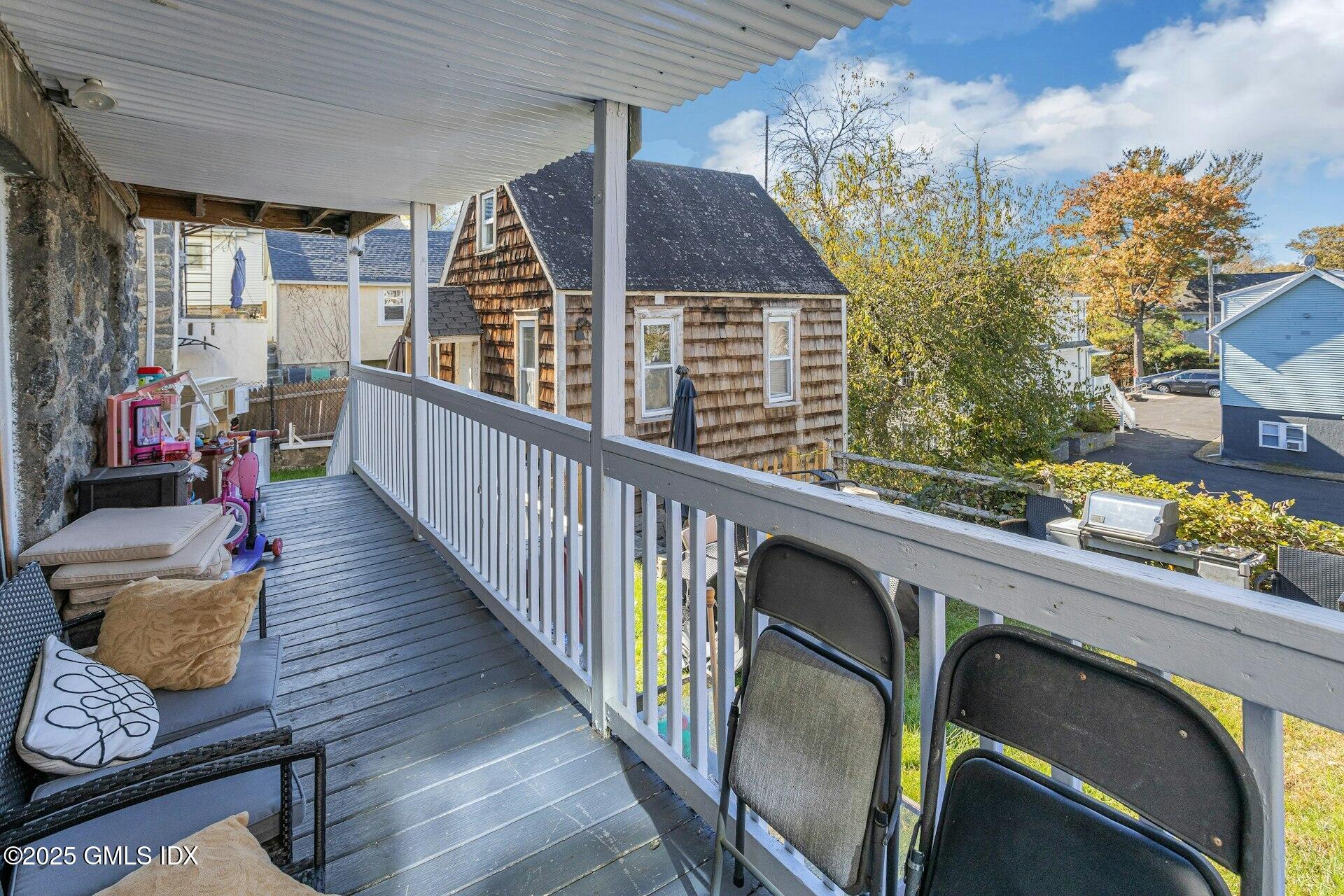 38 Alexander Street Greenwich, CT 06830 - Photo 29 of 36 a view of balcony with furniture