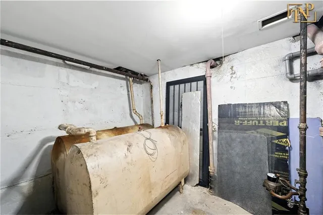 a bathroom with a tub and shower