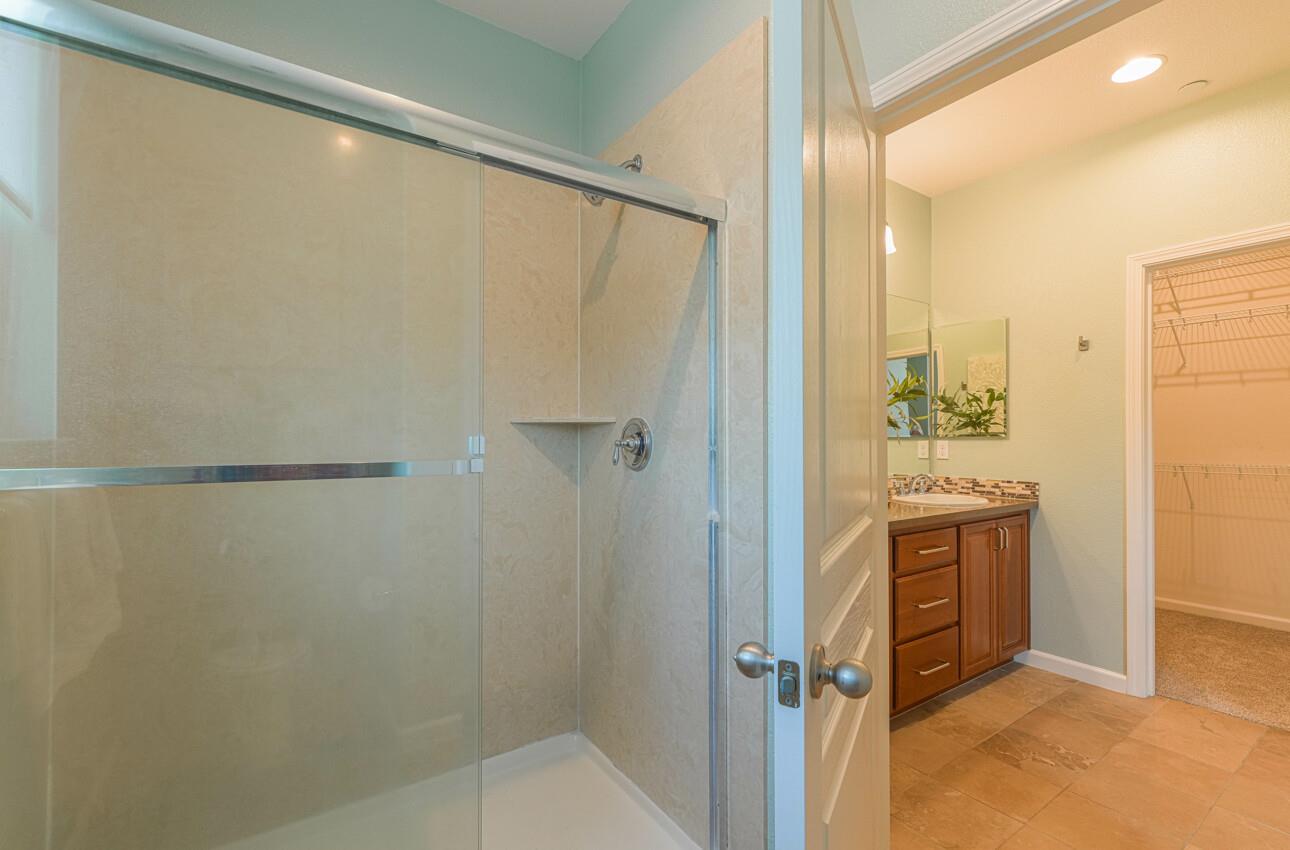 145 Atherton Loop Aptos, CA 95003 - Photo 27 of 47 a bathroom with a shower and a sink