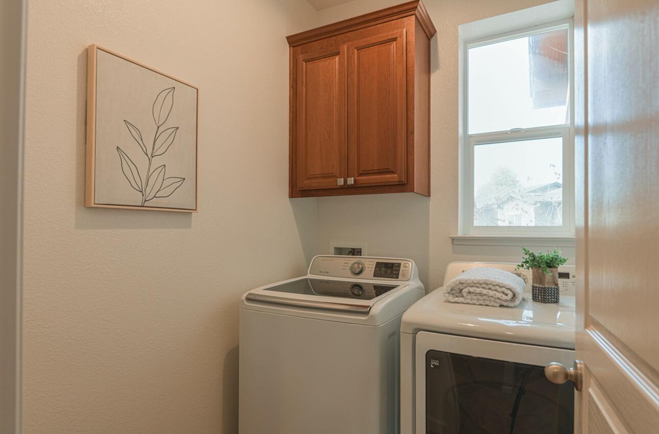 145 Atherton Loop Aptos, CA 95003 - Photo 35 of 47 a utility room with dryer and washer