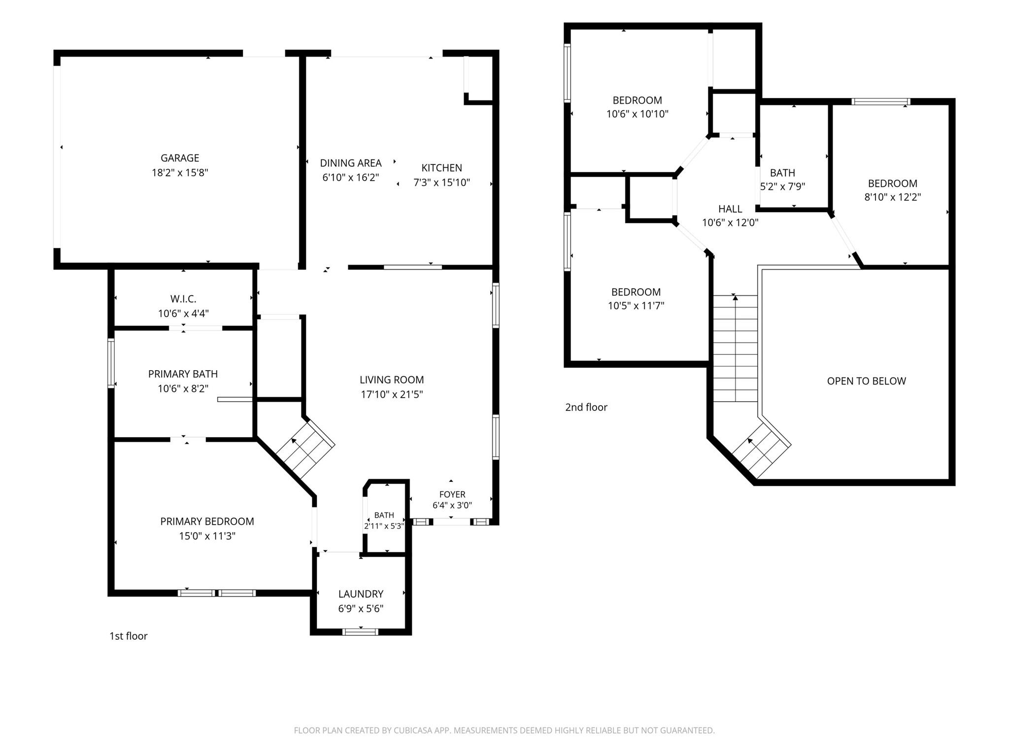 1416 Roxanne's Run Pflugerville, TX 78660 - Photo 35 of 35 Visualize the spacious layout across two levels with this detailed floor plan.