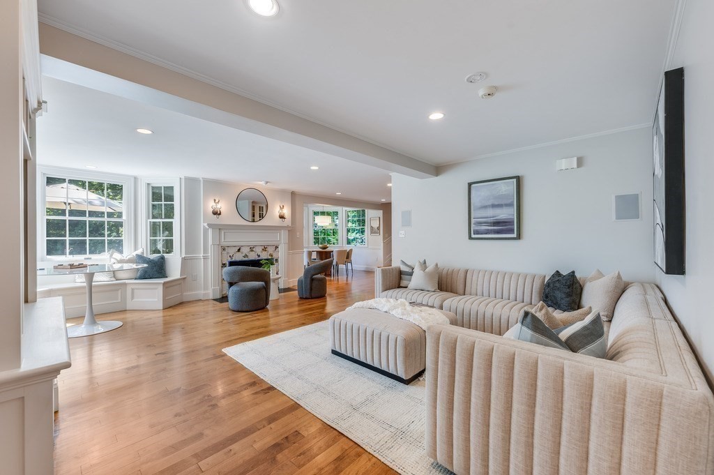 758 South Street Needham, MA 02492 - Photo 15 of 30 a bedroom with furniture and a fireplace