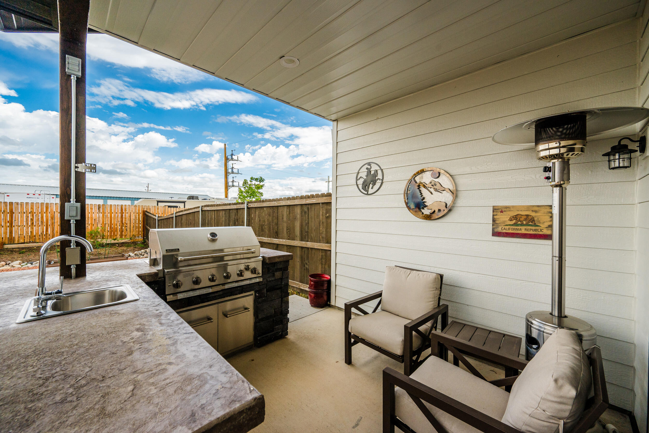 1353 Stoneridge Drive Ranchester, WY 82839 - Photo 35 of 43 back patio built in