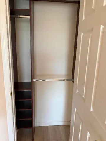 a view of closet area