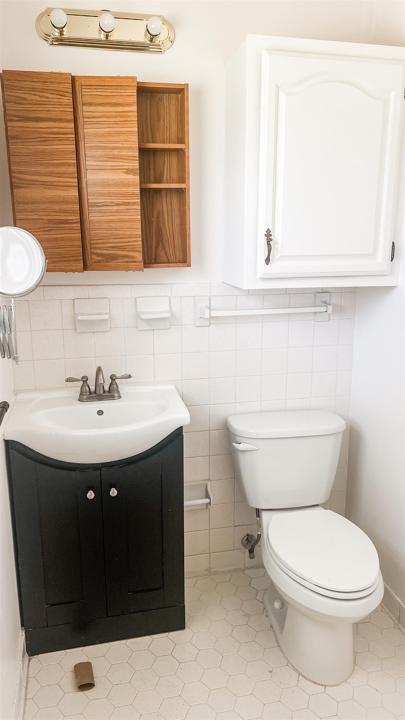 520 Jeffrey Lane Collierville, TN 38017 - Photo 11 of 11 Half bathroom with toilet, vanity, and wainscoting