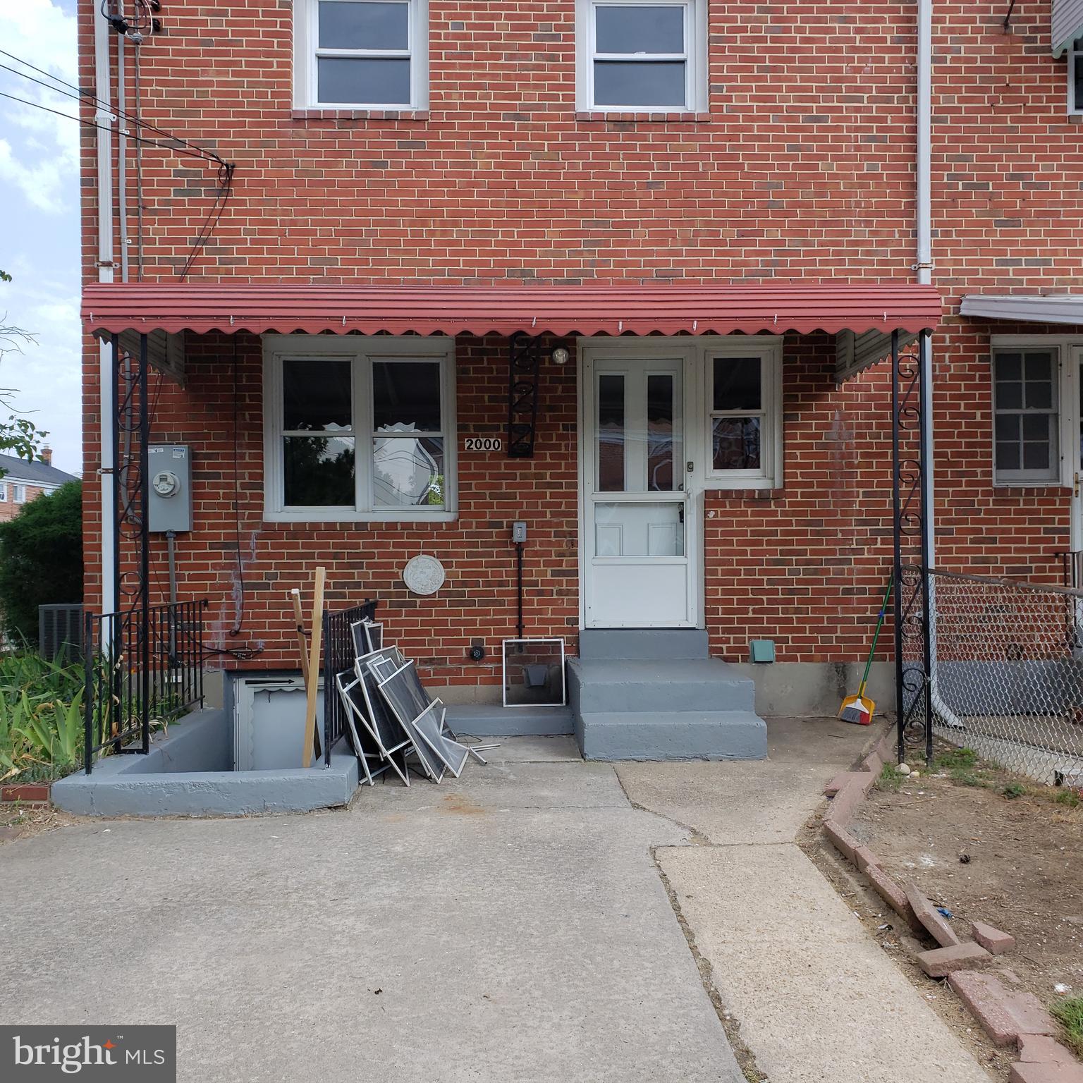 2000 Ormand Road Baltimore, MD 21222 - Photo 47 of 49 Rear with covered porch area.