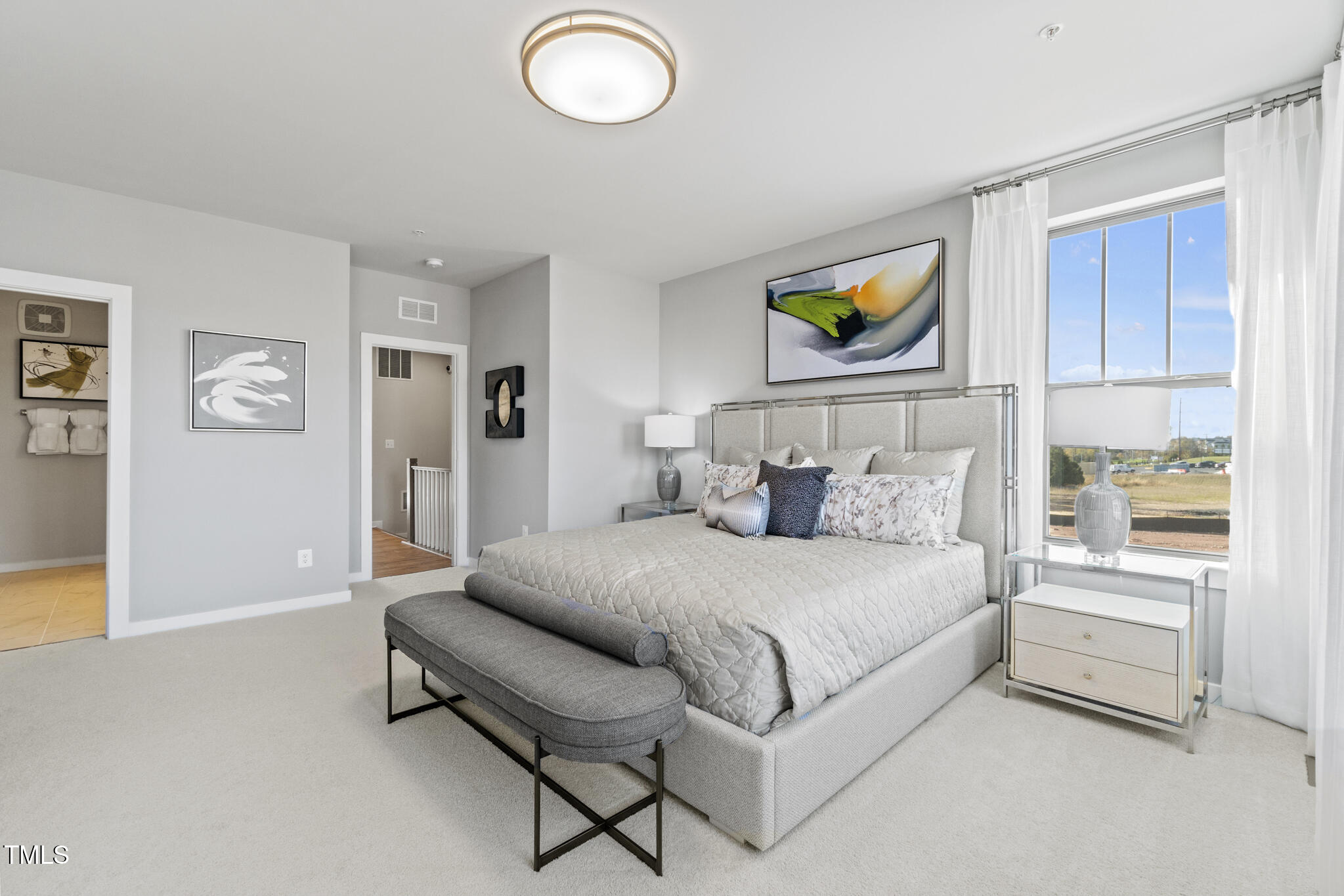 600 Hedrick Ridge Road, Unit 104 Cary, NC 27519 - Photo 13 of 35 NVA_VMP_Tessa_Model_ primary bedroom 4(1