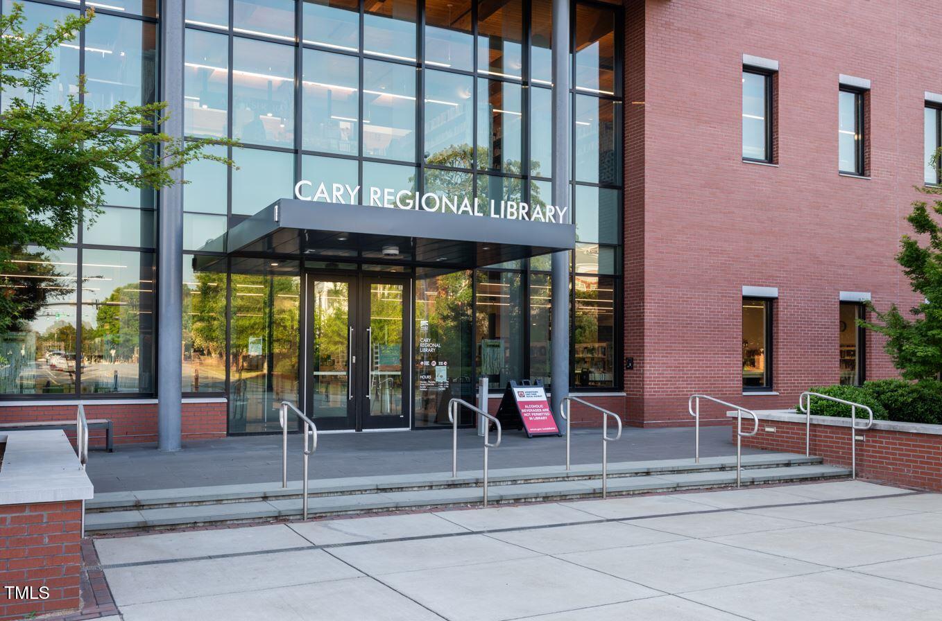600 Hedrick Ridge Road, Unit 104 Cary, NC 27519 - Photo 27 of 35 Cary Regional Library 2