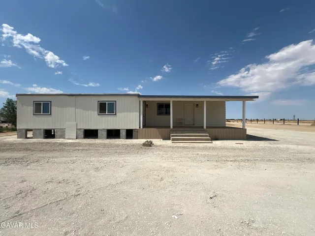 a large space with a house