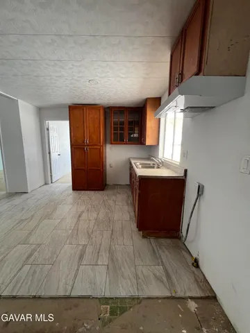 a room with large window