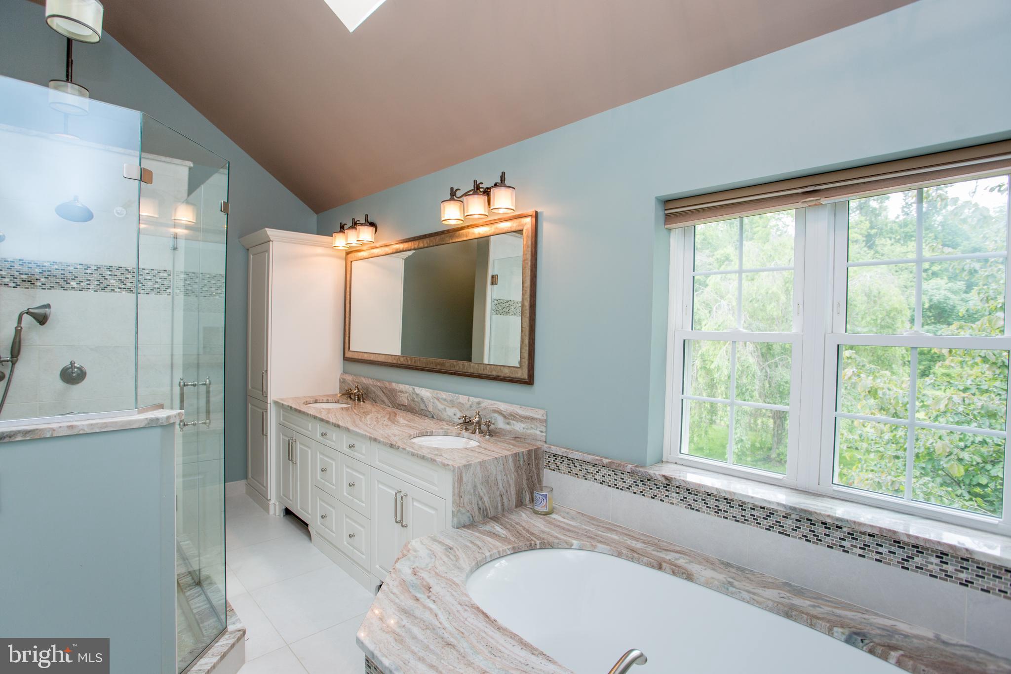 3879 Charter Club Drive Doylestown, PA 18902 - Photo 33 of 54 Double vanity with granite waterfall side