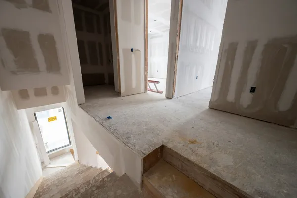a view of an entryway with staircase