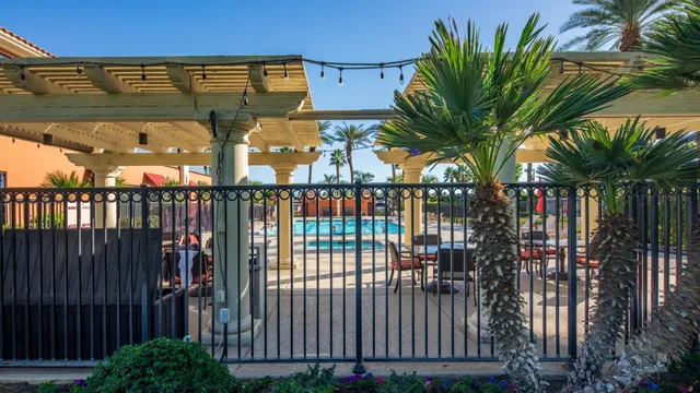 a view of a golf course