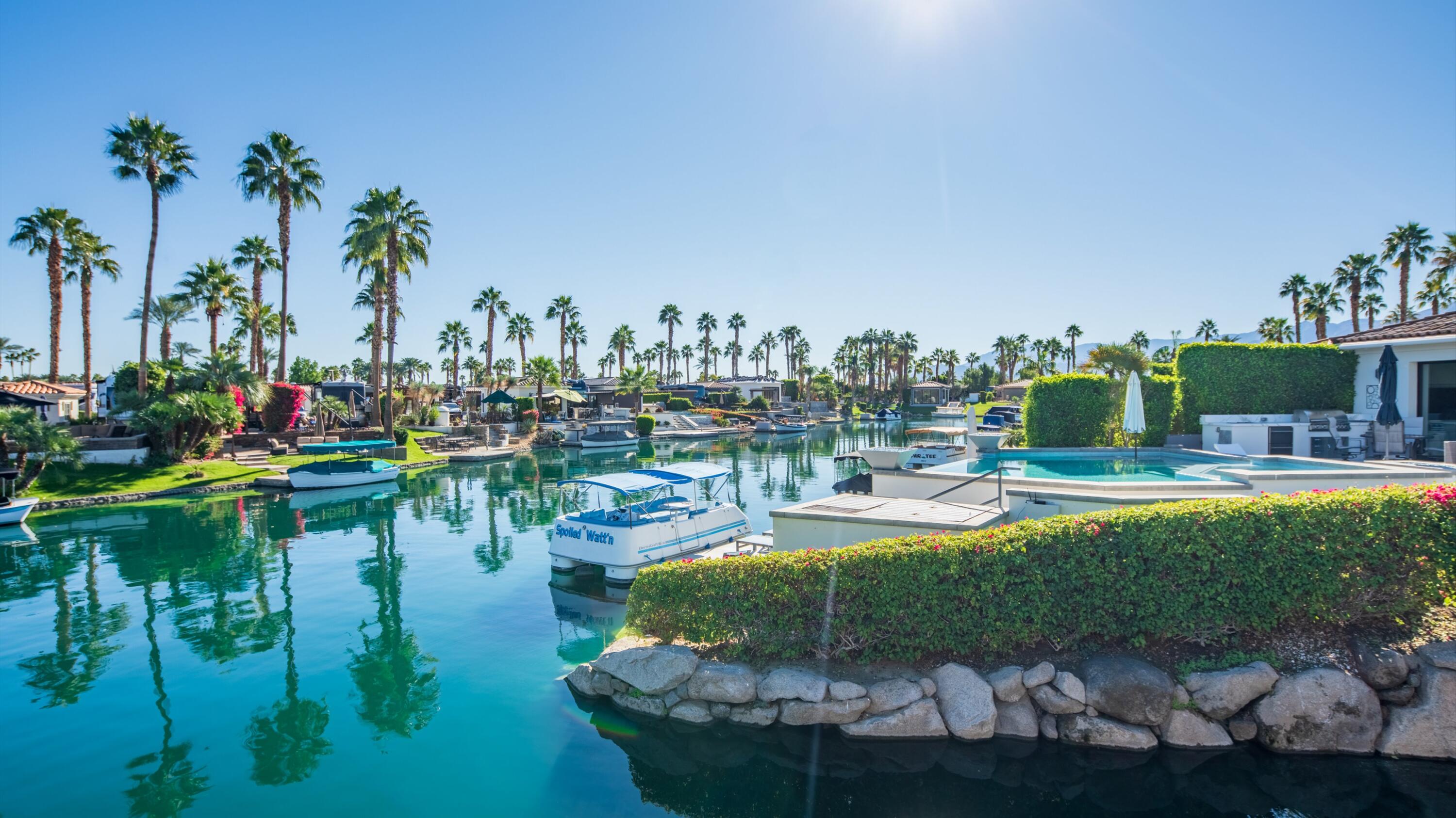 80501 Ave 48, Unit 22 Indio, CA 92201 - Photo 25 of 26 a view of a lake with a house