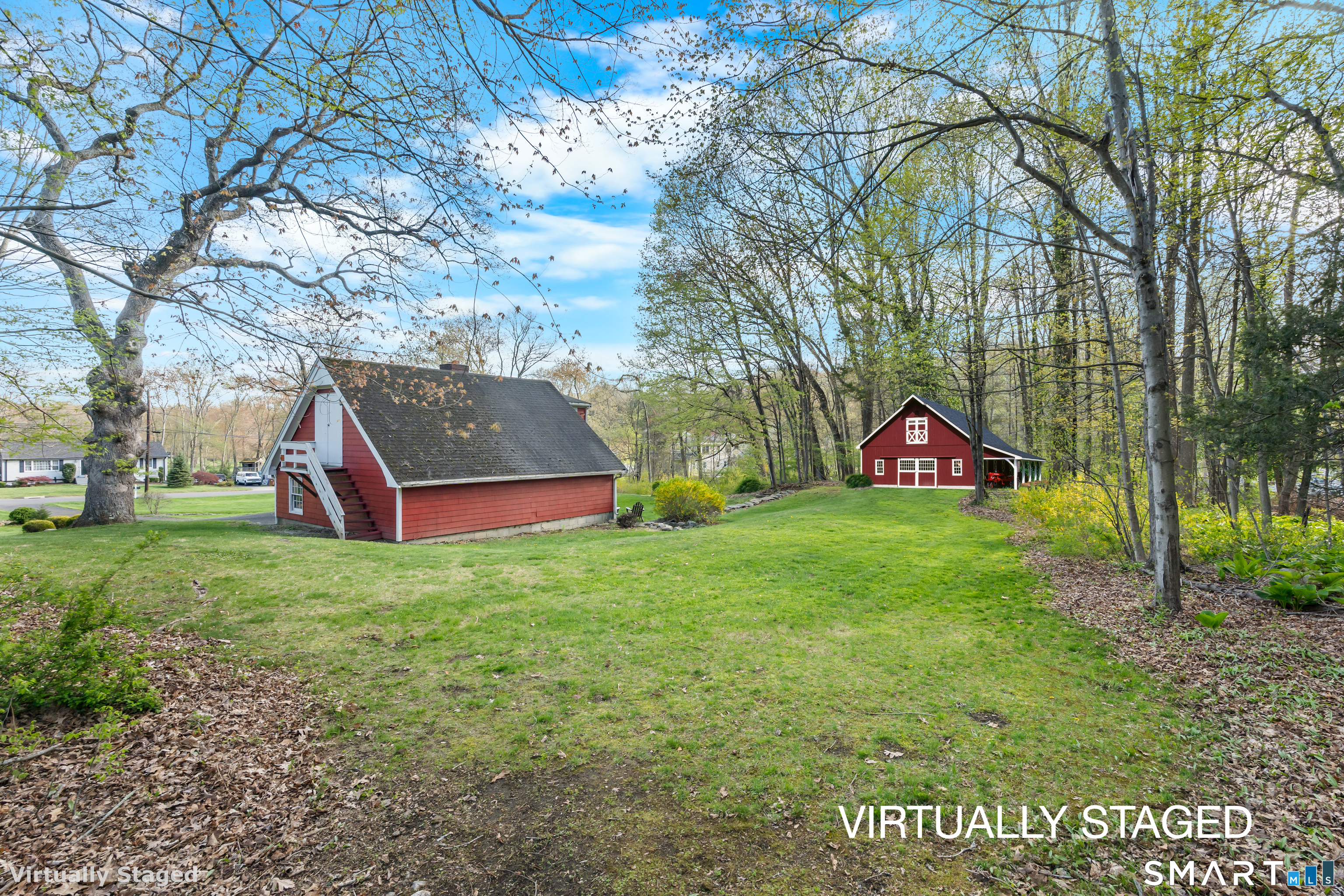 27 Valley Road Shelton, CT 06484 - Photo 24 of 32 a view of a garden with a slide