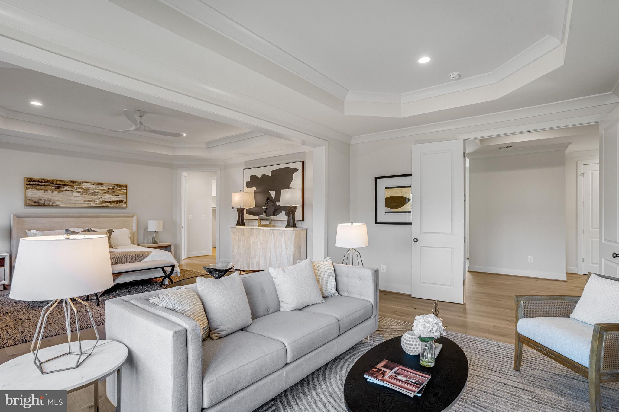 1002 Springvale Road Great Falls, VA 22066 - Photo 43 of 73 a living room with furniture and a wooden floor