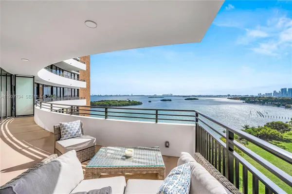 a view of balcony and deck