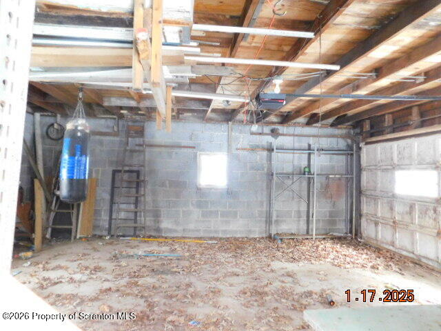 259 Nuangola Road Mountain Top, PA 18707 - Photo 9 of 22 GARAGE INTERIOR