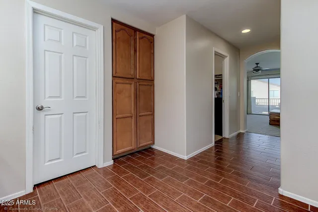 a bed room with a bed and a couch