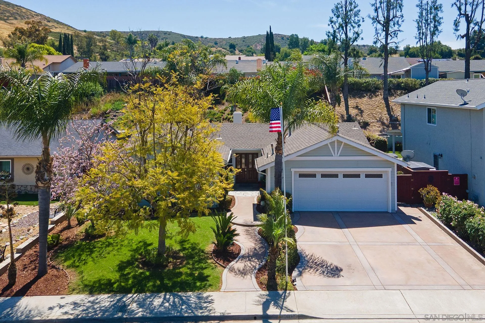 10371 Strathmore Drive Santee, CA 92071 - Photo 3 of 58 an aerial view of a house