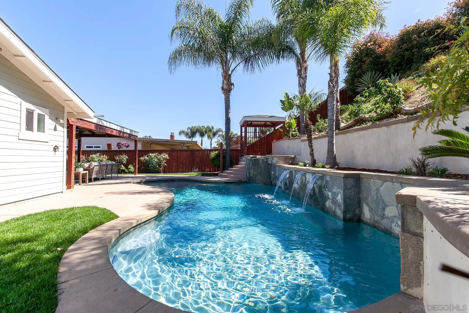 10371 Strathmore Drive Santee, CA 92071 - Photo 47 of 58 a view of a backyard