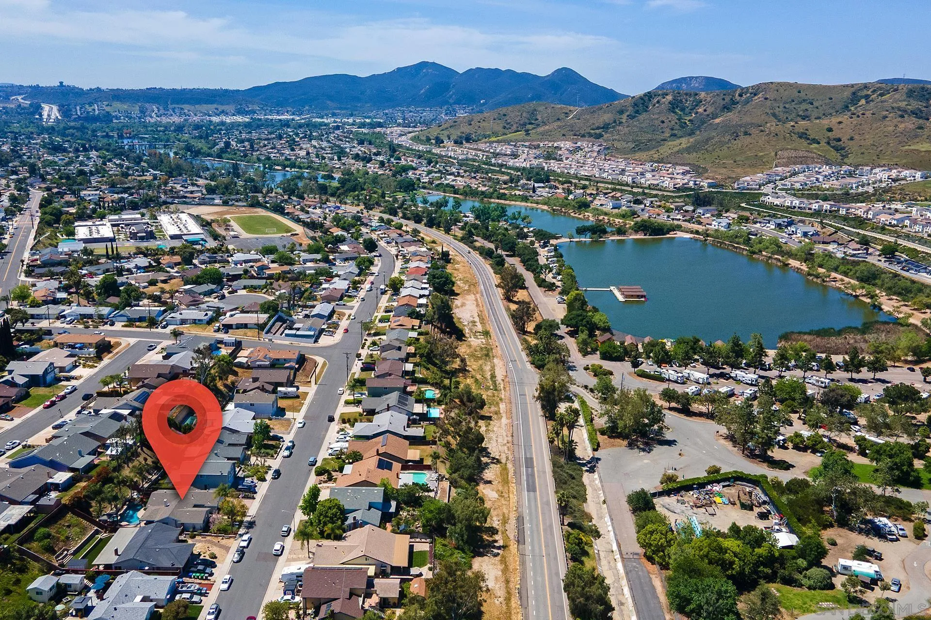 10371 Strathmore Drive Santee, CA 92071 - Photo 58 of 58 an aerial view of a city