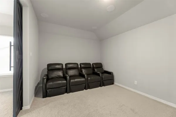 a view of a livingroom with furniture