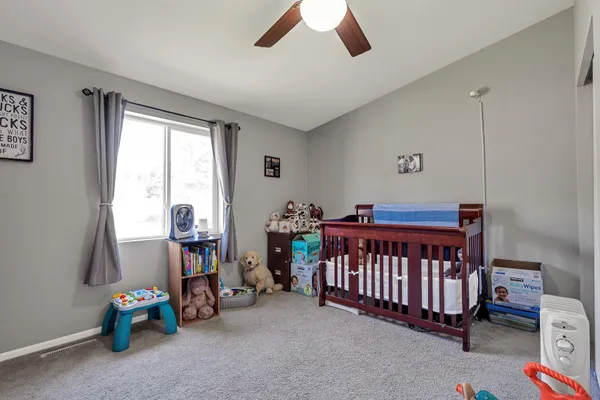 a view of game room with toys