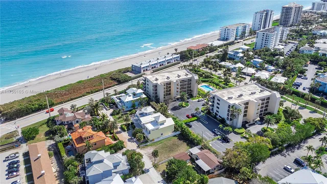 a city view with tall buildings