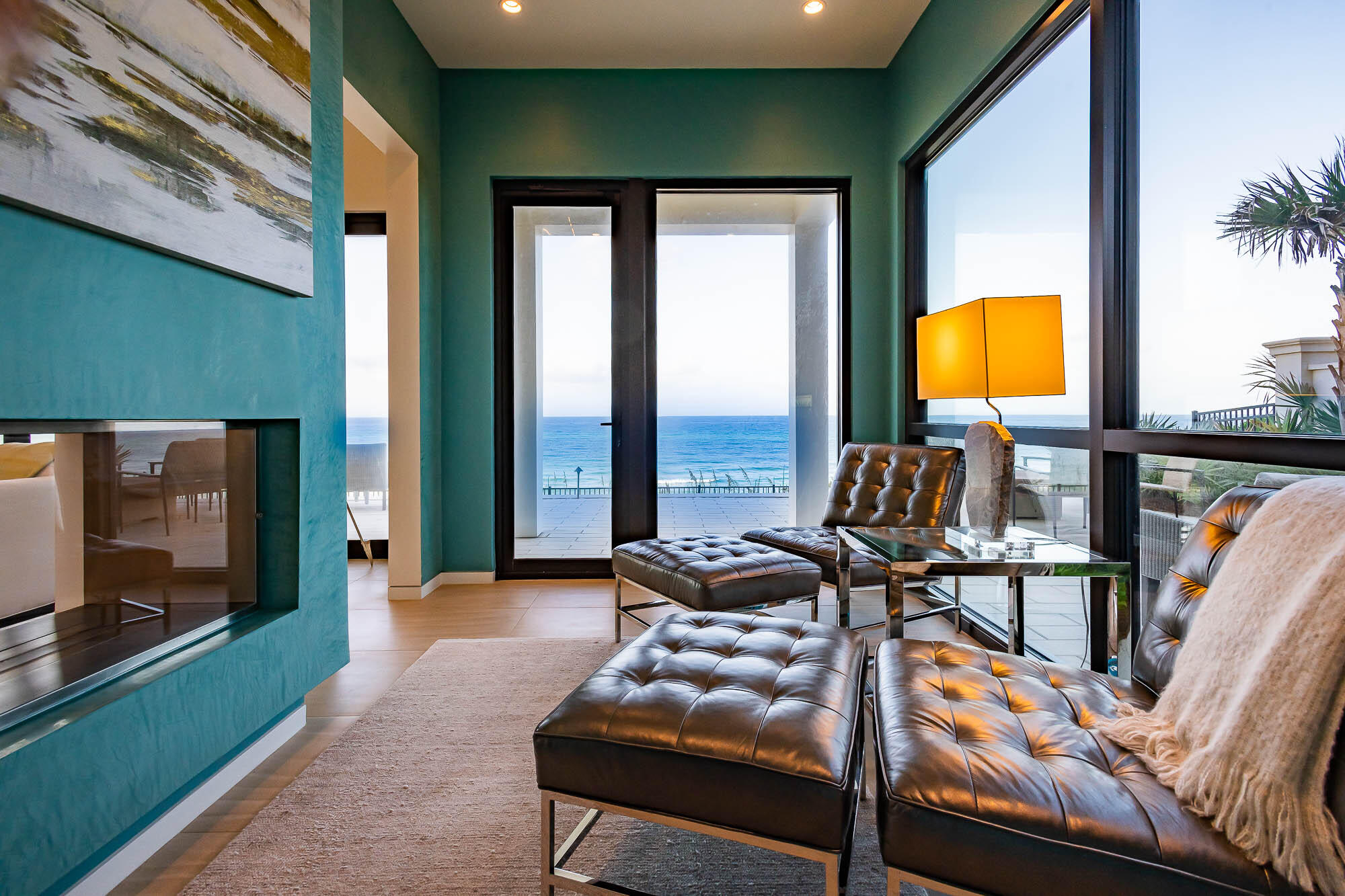 59 Pelican Circle Seacrest, FL 32461 - Photo 25 of 122 a living room with furniture fireplace and flat screen tv