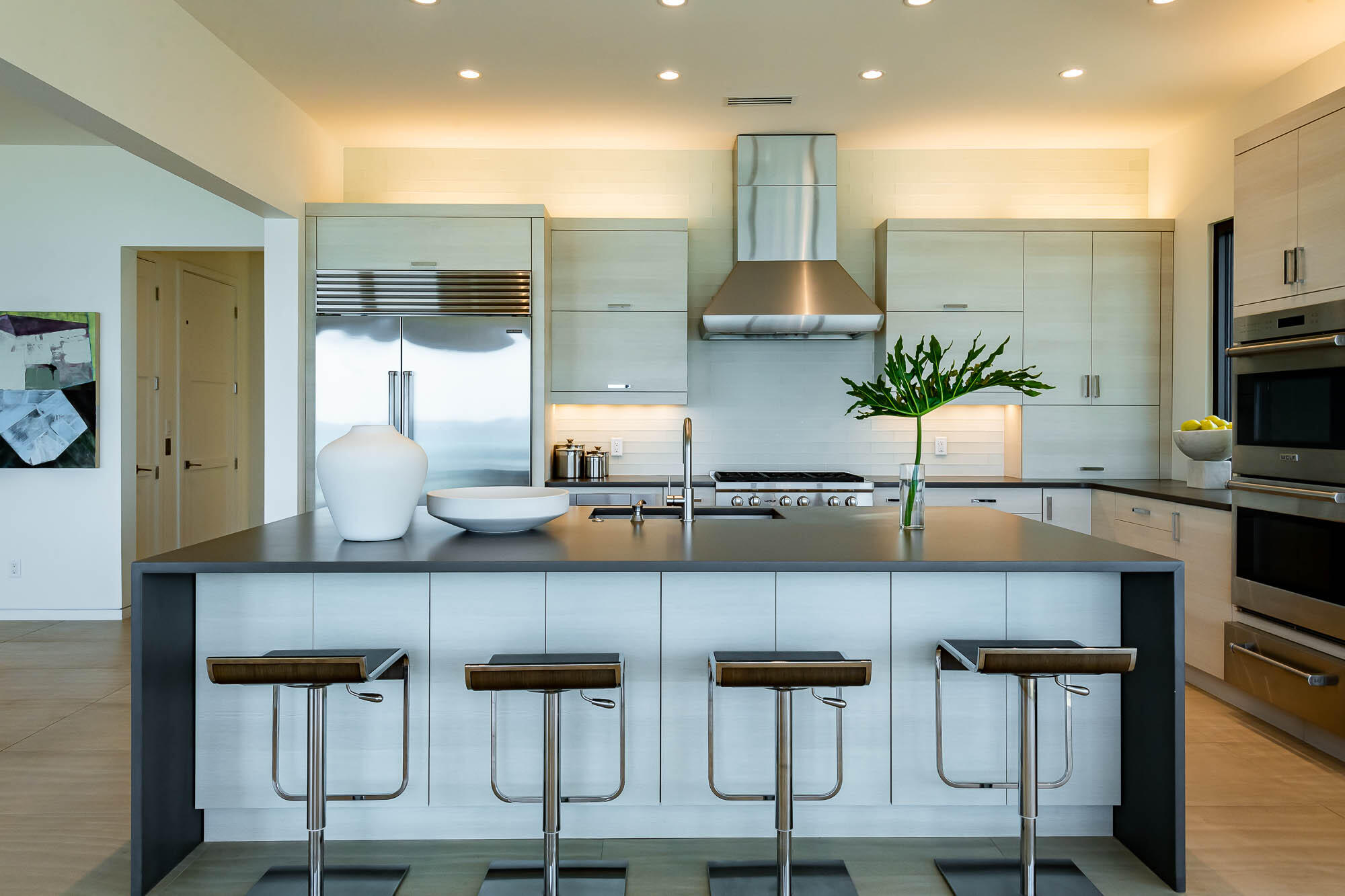 59 Pelican Circle Seacrest, FL 32461 - Photo 30 of 122 a kitchen with granite countertop a table and chairs in it