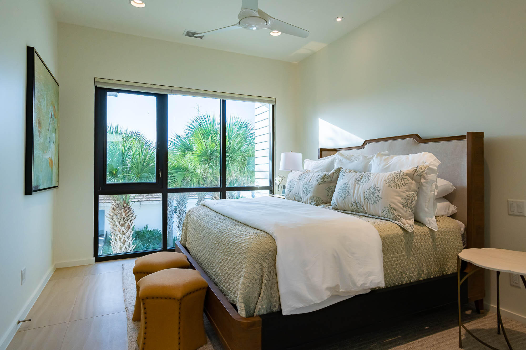 59 Pelican Circle Seacrest, FL 32461 - Photo 80 of 122 a bed sitting in a bedroom next to a large window