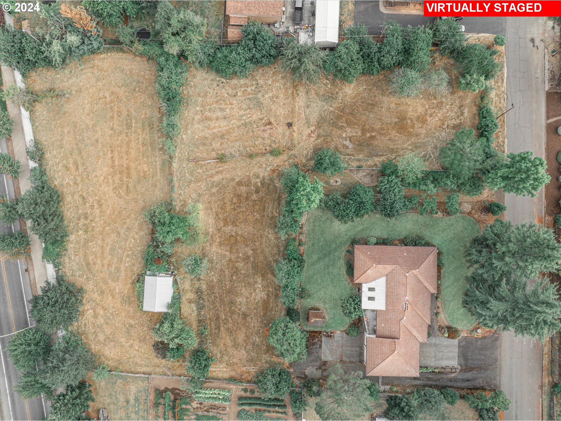 10755 Southeast 92nd Avenue Happy Valley, OR 97086 - Photo 30 of 40 an aerial view of a house with outdoor space and street view