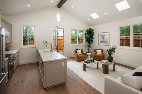 a kitchen and a sink a counter top space