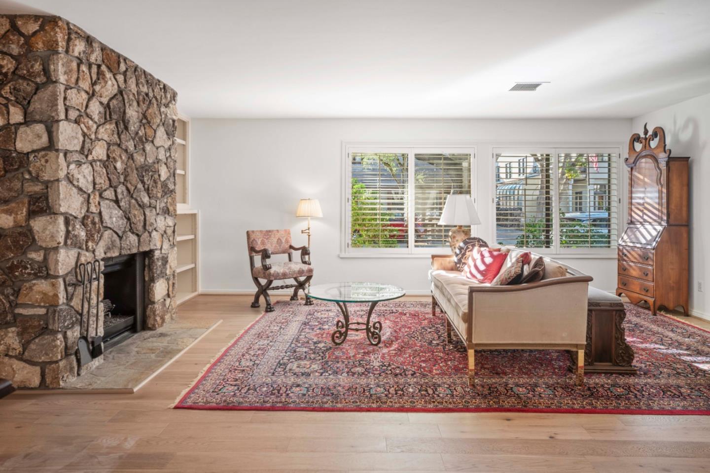 0 Northeast Ne Corner, Unit 1 Carmel, CA 93923 - Photo 19 of 33 a living room with furniture and a fireplace