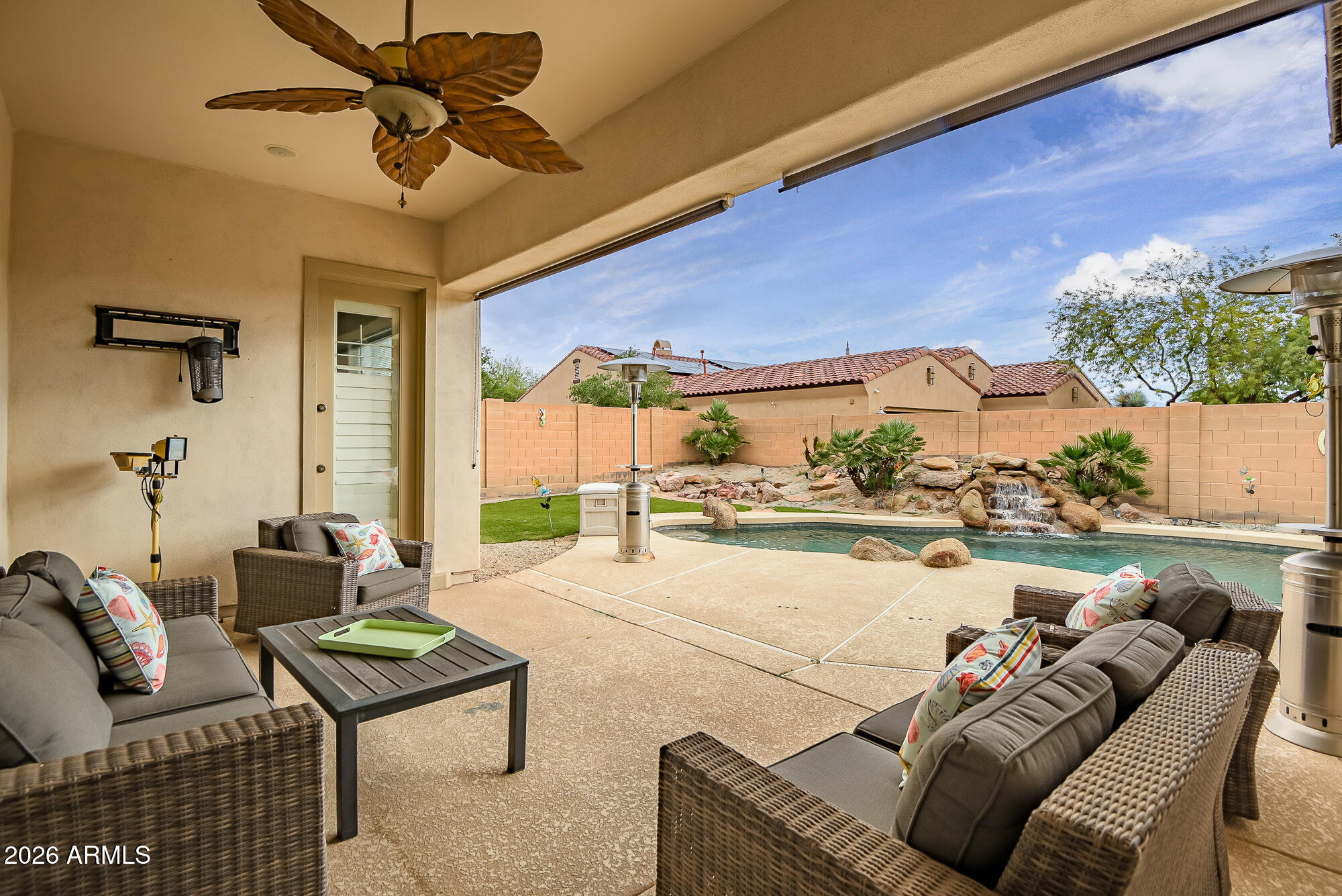 18179 West Narramore Road Goodyear, AZ 85338 - Photo 31 of 37 Covered Back Patio