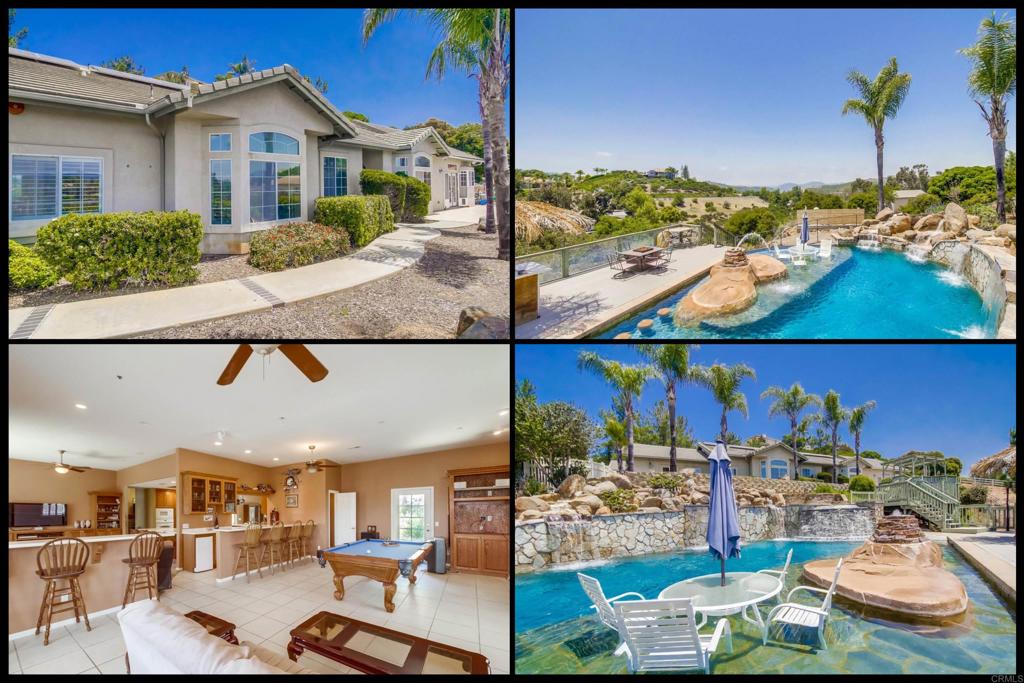 2025 Coronado View Alpine, CA 91901 - Photo 1 of 1 a view of a patio with table and chairs potted plants
