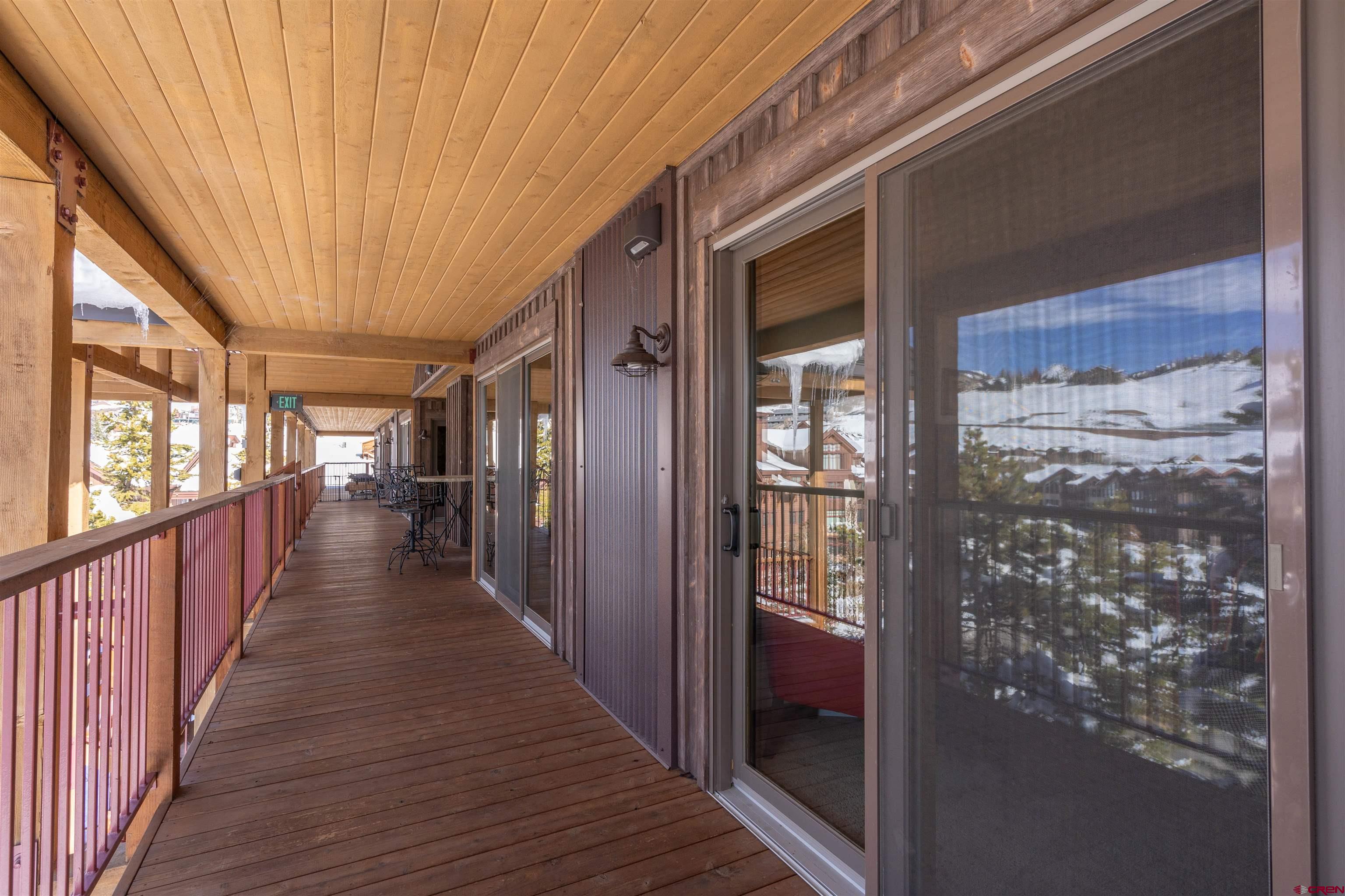 16 Hunter Hill Road, Unit K303 Crested Butte, CO 81225 - Photo 24 of 33 a view of a balcony