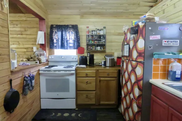 a room with storage and utility