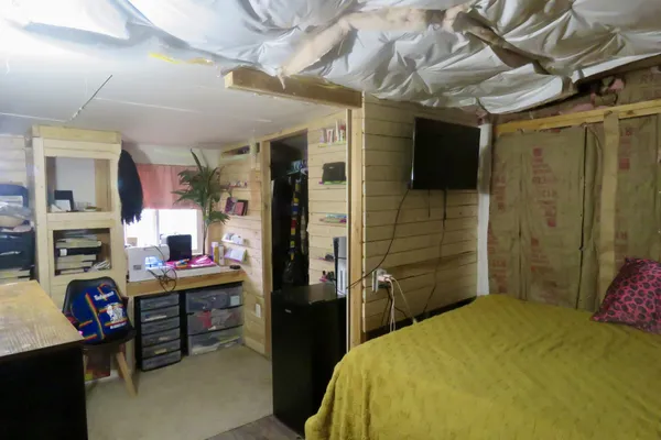 a bathroom with a toilet and a sink