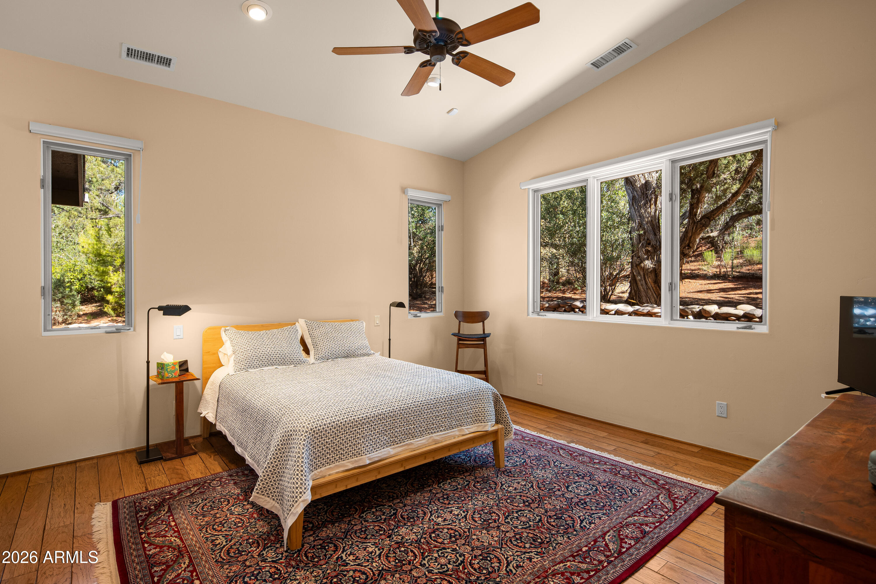 190 Morgan Road Sedona, AZ 86336 - Photo 39 of 51 a bedroom with a bed and window